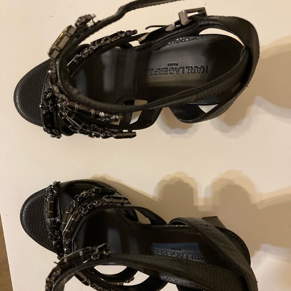 Karl Lagerfeld Paris “Bristol” heels. New w/box. Size 8.5. Gorgeous shoes!! - Picture 2 of 7